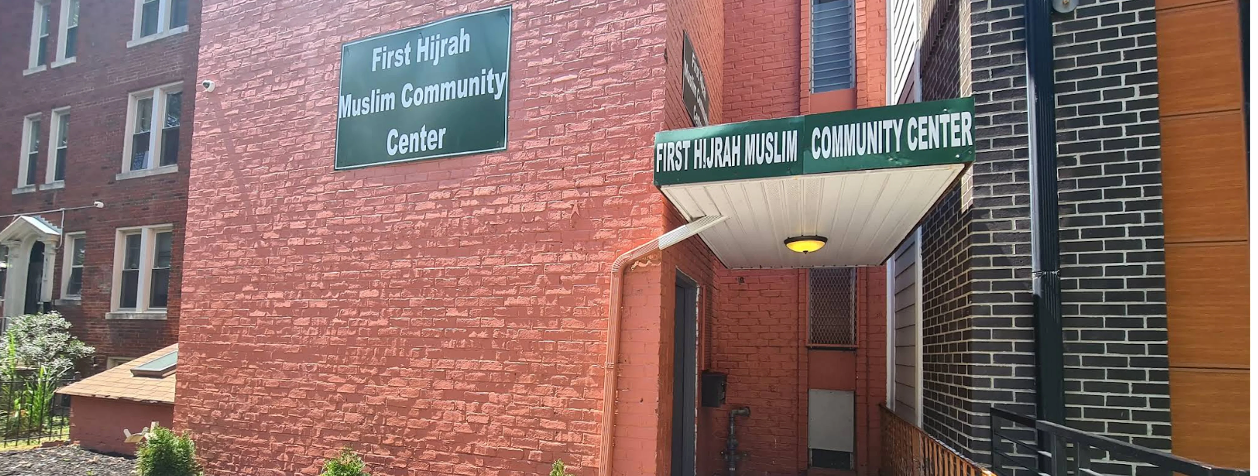 Exterior view of First Hijra Muslim Community Center Washington DC building